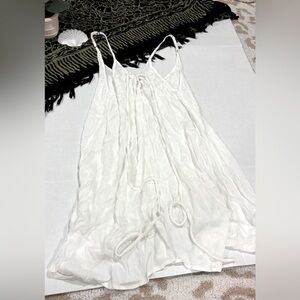 Roxy White Flowy Coverup Woman’s Size S